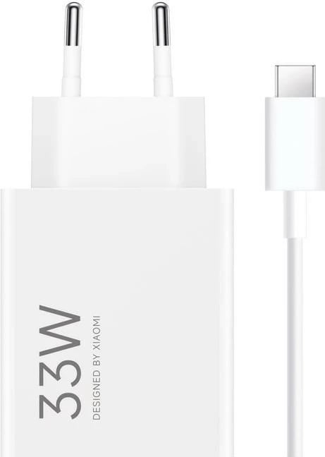 Karikues muri Xiaomi 33W me kabllo USB-C, bardhë