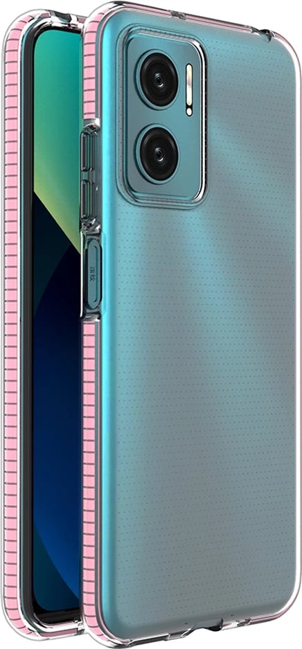 Mbështjellës Hurtel Spring Case për Xiaomi Redmi Note 11E / Redmi 10 5G / Redmi 10 Prime+ 5G / Poco M4 5G, Rozë e çelur