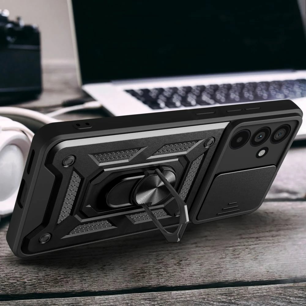 Mbështjellës Tech-Protect CamShield Pro për Samsung Galaxy A56 5G, i zi