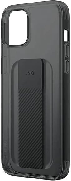 Mbështjellës UNIQ Heldro Mount për iPhone 14, me rrip FlexGrip, i zi