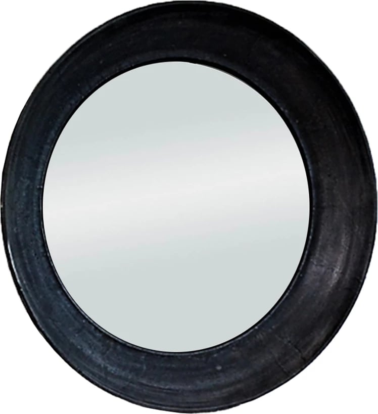 Pasqyrë Servendo, e zezë, 61x61x8 cm