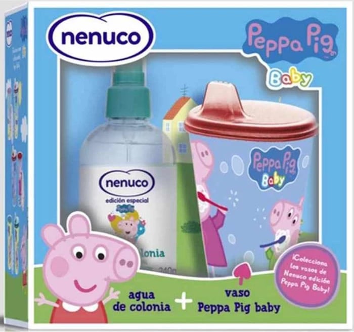 Eau de Cologne për fëmijë Nenuco Peppa Pig set 2 copë 240ml