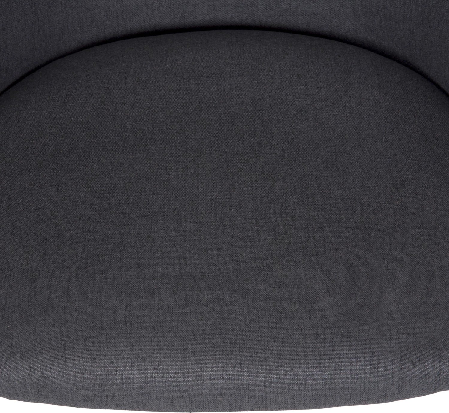 Karrige ngrënieje ISIAH FH9615.01, pëlhurë gri, këmbë metalike të zeza, 56x56x76H cm., set prej 2 copë