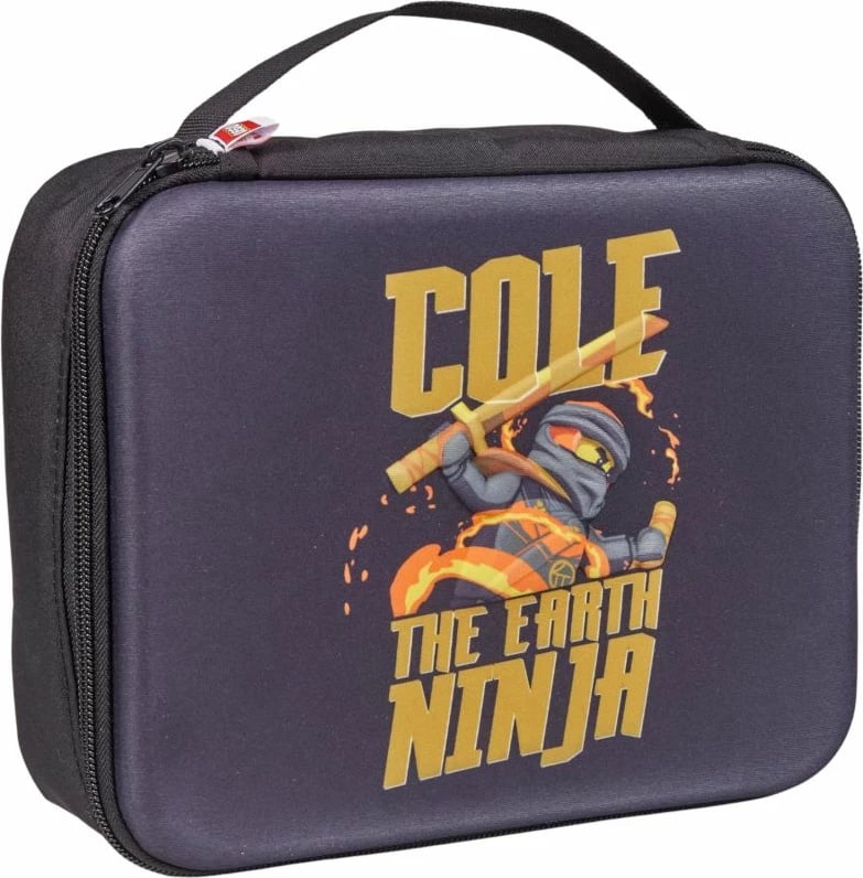 Kuti ushqimi Lego për fëmijë, e zezë