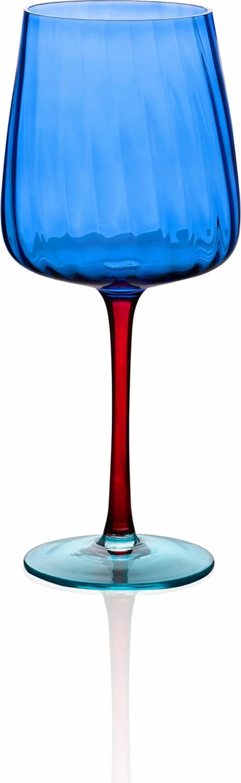 Vazo qelqi Hermia, ngjyrë kaltër, BRD0106, 9x9x23cm Vazo qelqi Hermia, ngjyrë kaltër, BRD0106, 9x9x23cm