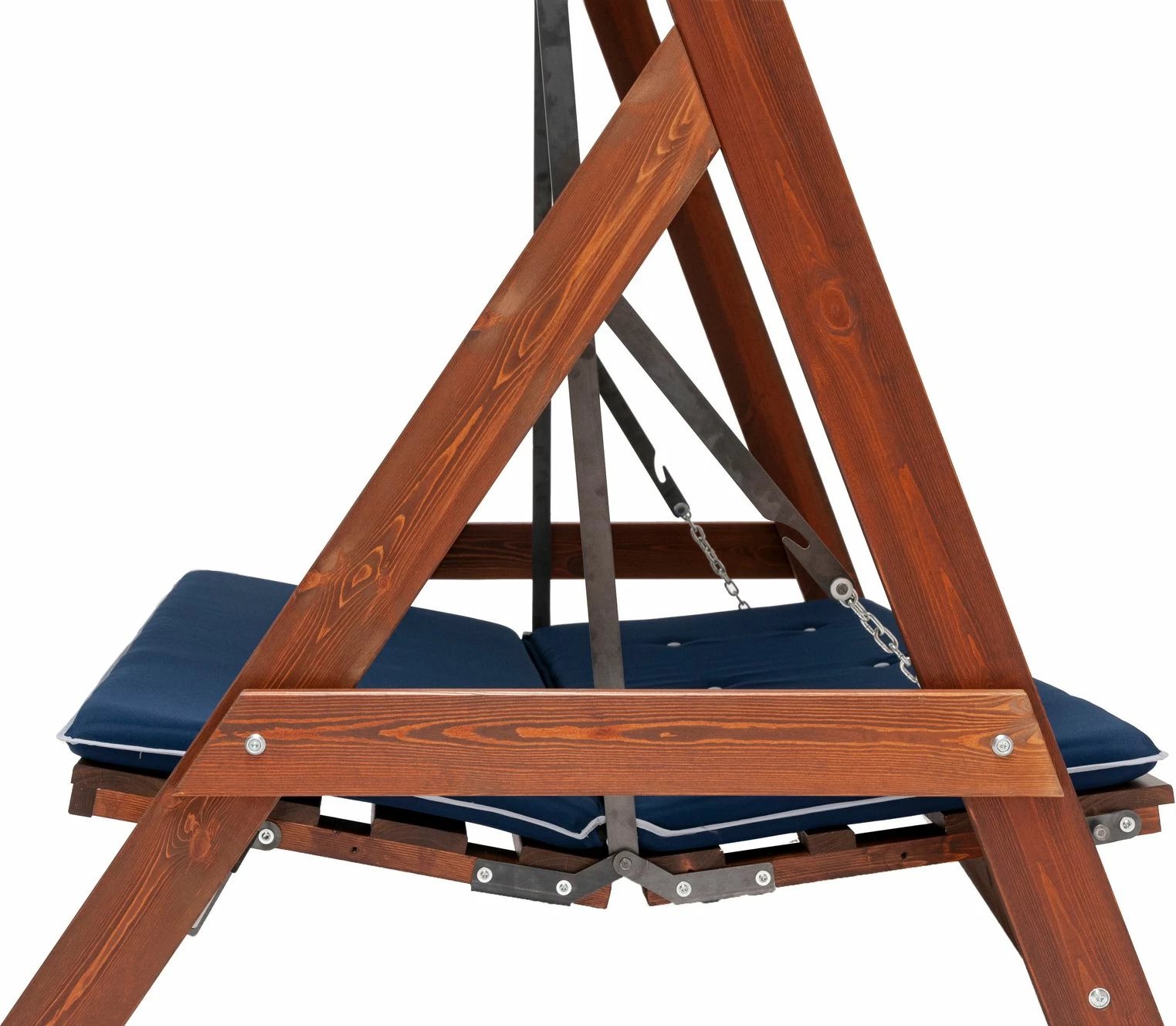 Karrige lëkundëse treshe për kopsht, ngjyrë navy blue, Skye Decor Roma 2002