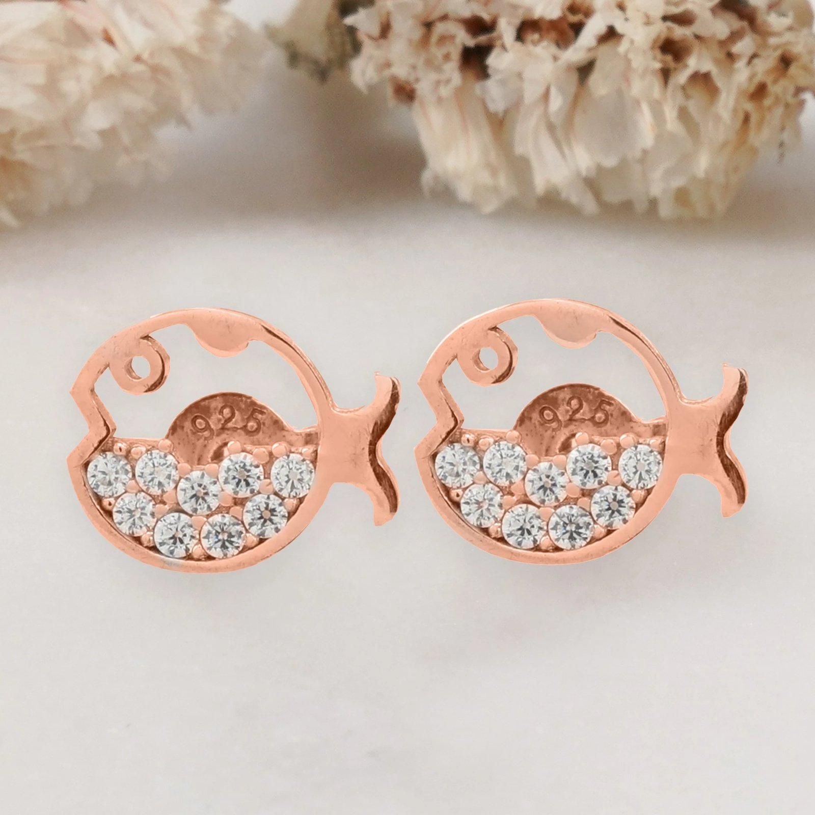 Vathë argjendi ngjyrë rozë gold, Jumeon, 11095ROS