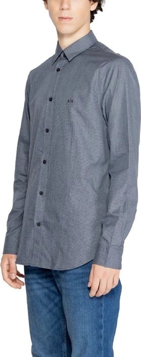 Këmishë për meshkuj Armani Exchange, blu