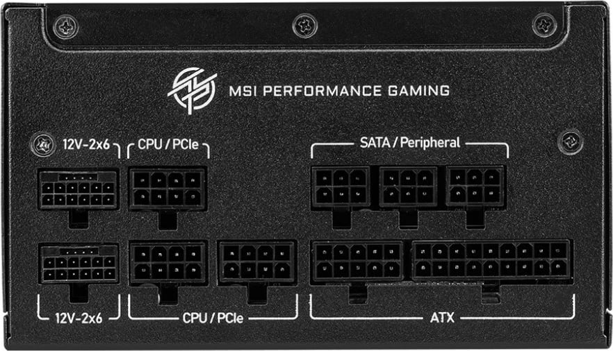 Kasë furnizimi MSI MPG A1000GS PCIE5, 1000 W, Modular, 80 PLUS Gold, e zezë