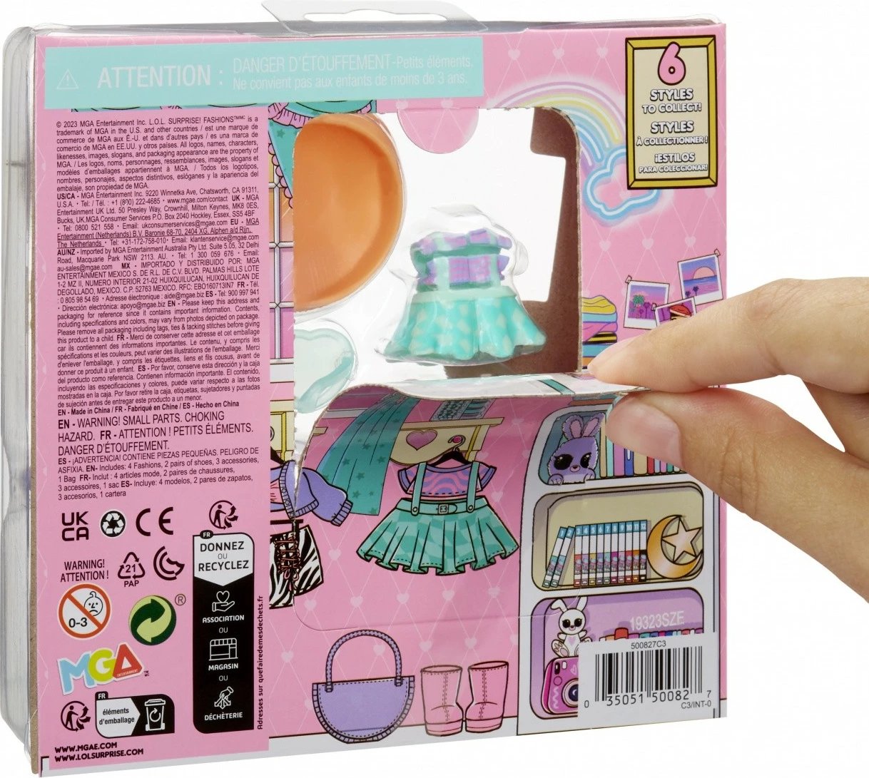 Set lodrash L.O.L. Surprise Fashion Packs, MGA, 12 copë, për vajza
