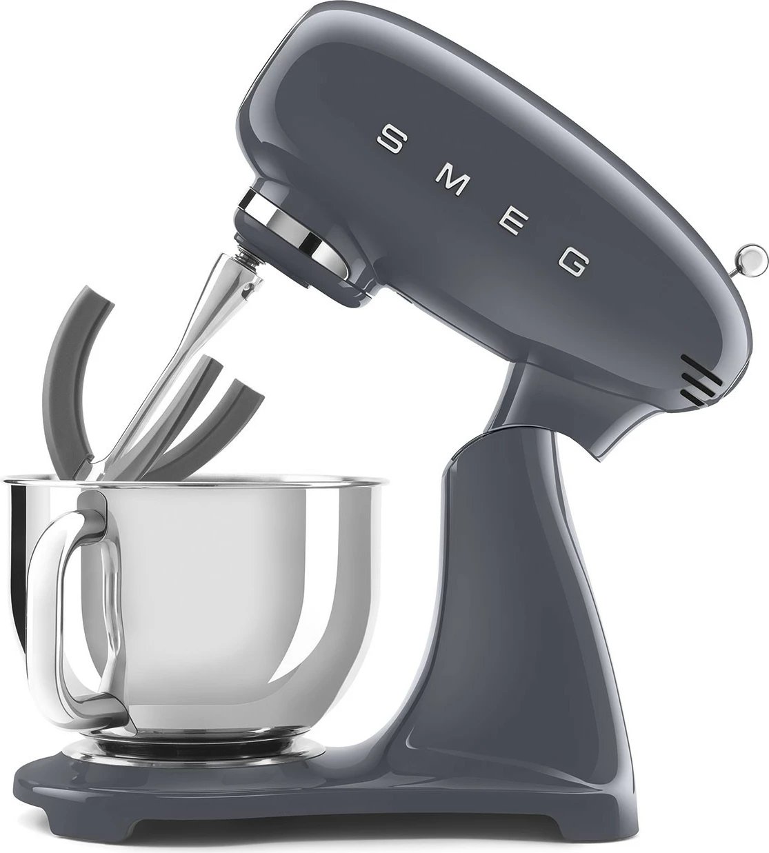Mikser qëndrues SMEG 50's Style, 800W, 4.8L, gri