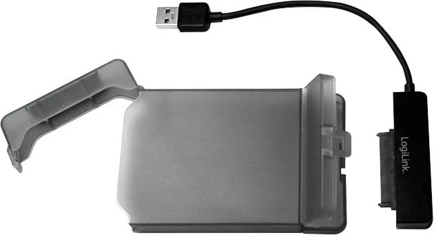 Kasë HDD/SSD LogiLink AU0037, 2.5", Serial ATA III, USB, Gri