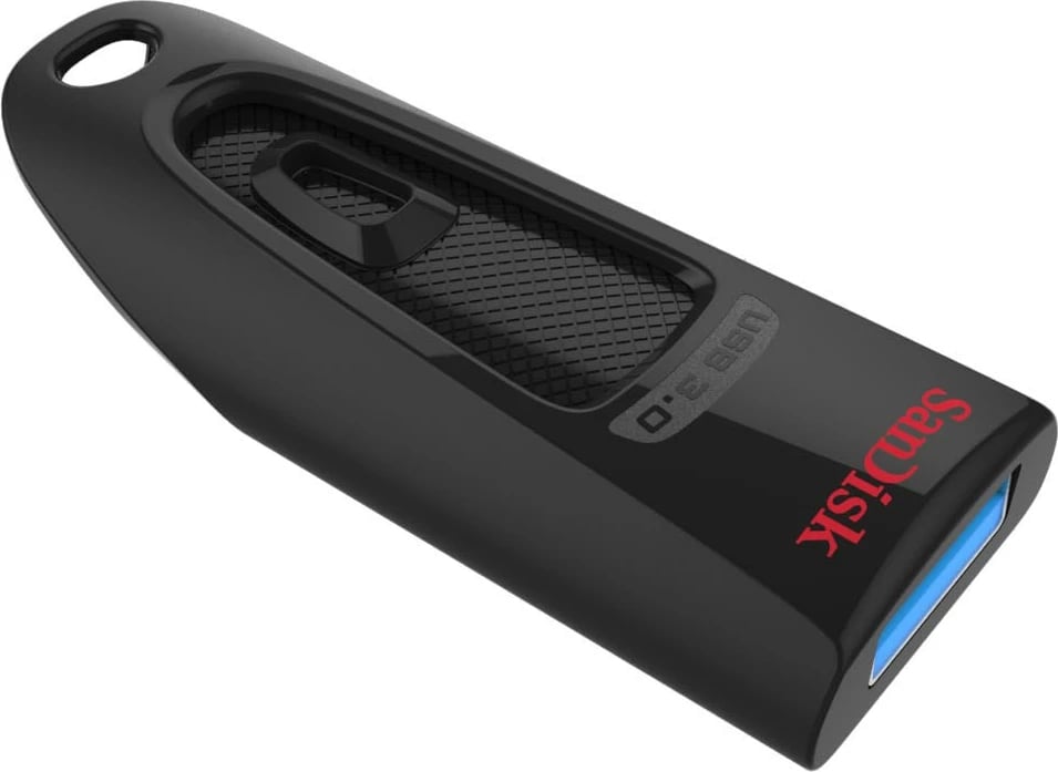 USB SanDisk Ultra,  256 GB, e zezë