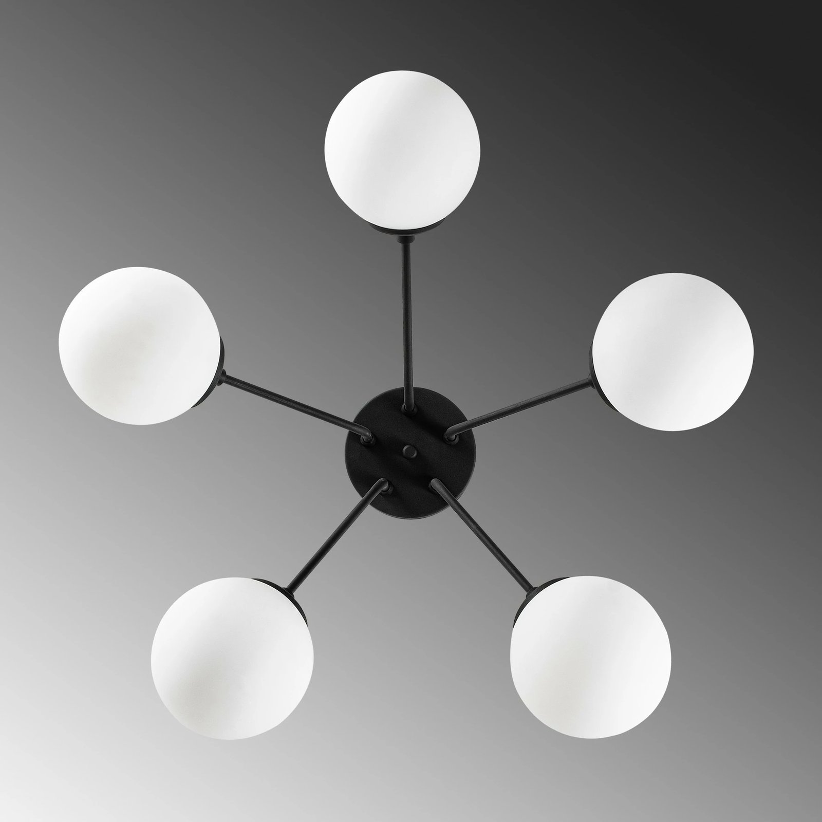 Llambë tavani Opviq, Orıon - 13960, e zezë, 62x40cm