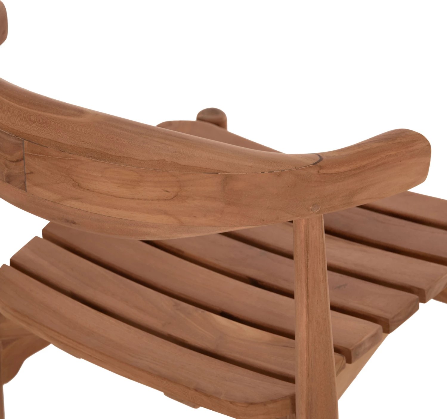 Karrige për ngrënie jashtë, dru tik, DONNY, 52x54x74cm