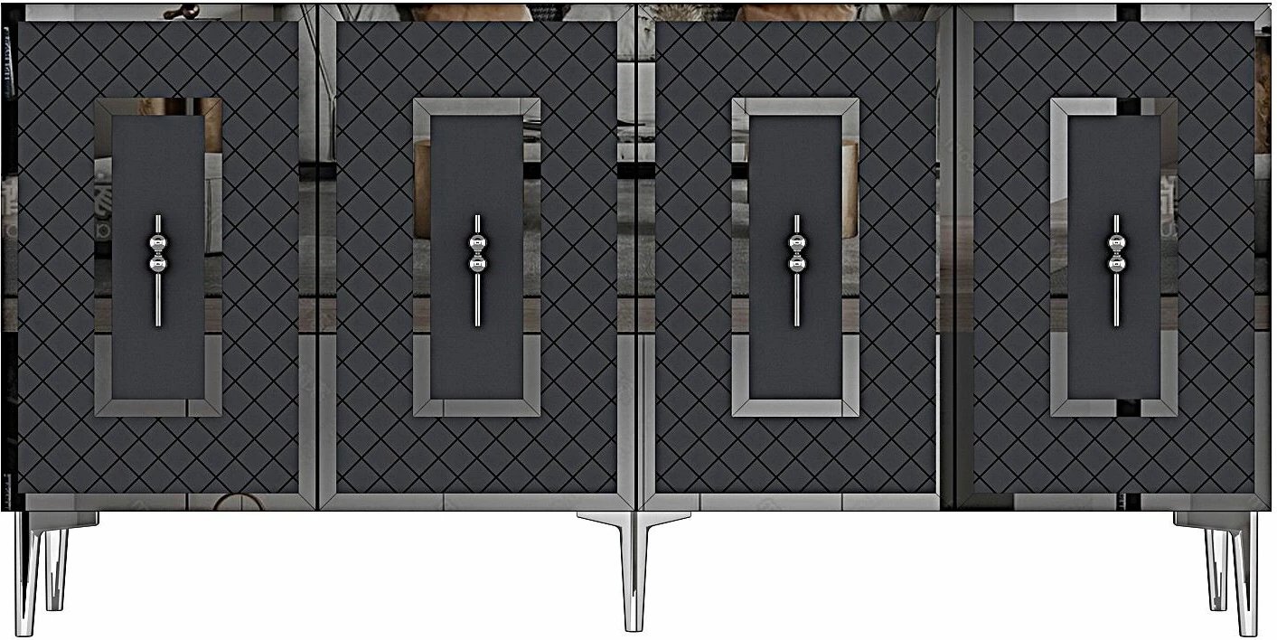 Konsol Skye Decor, Puma 150, antracit, argjend