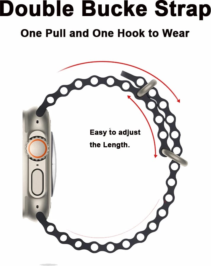 Rrip per ore Bandora SL1007 38/40mm (Bardhë, 42/49mm) Rrip per ore Bandora SL1007 38/40mm (Bardhë, 42/49mm)