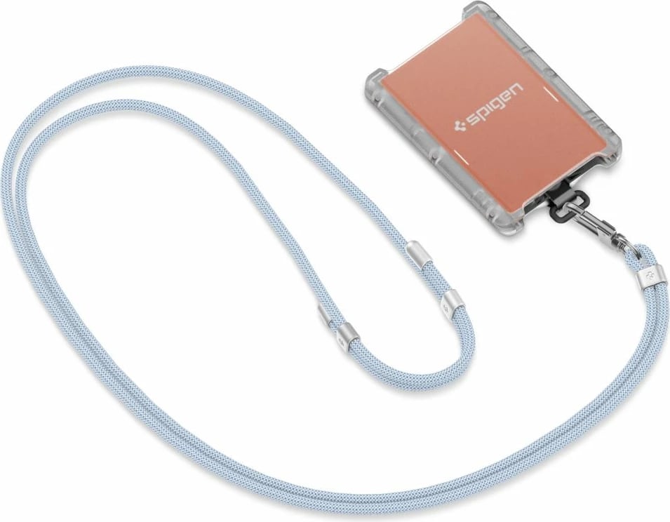 Set litarësh universal Spigen, Crossbody & Wrist Strap, ConTag Pad, kaltër