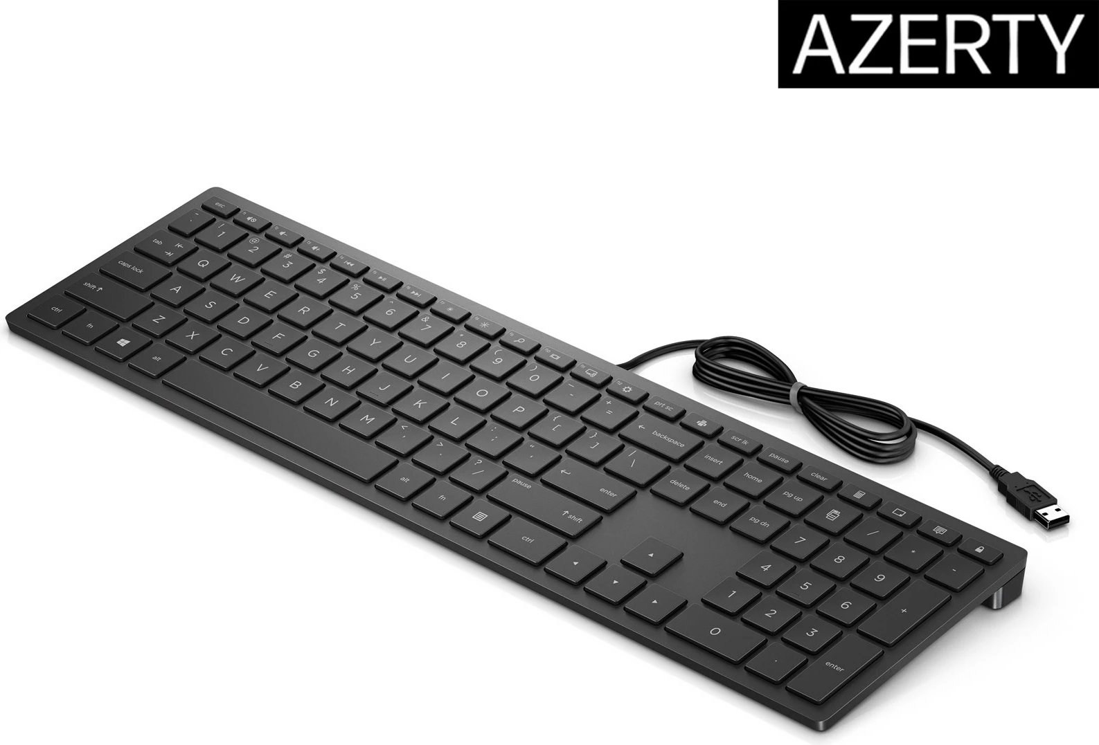 Tastierë HP Pavilion Wired Keyboard 300, e zezë