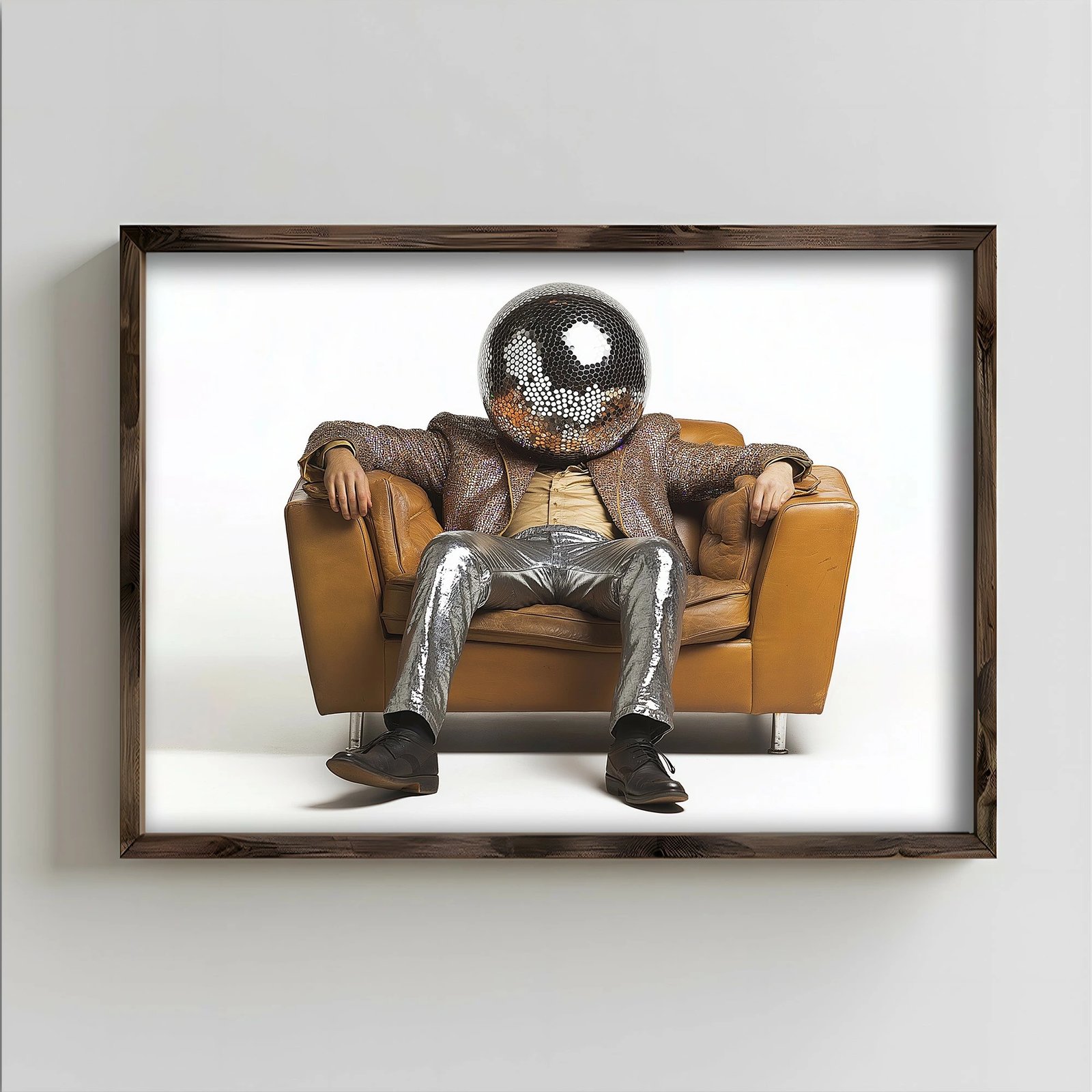 Pikturë dekorative me kornizë MDF, Wallity, TUN128-L, shumëngjyrëshe, 35x47x2 cm