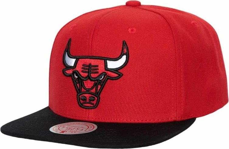 Kapelë Mitchell & Ness NBA Chicago Bulls për meshkuj, e kuqe