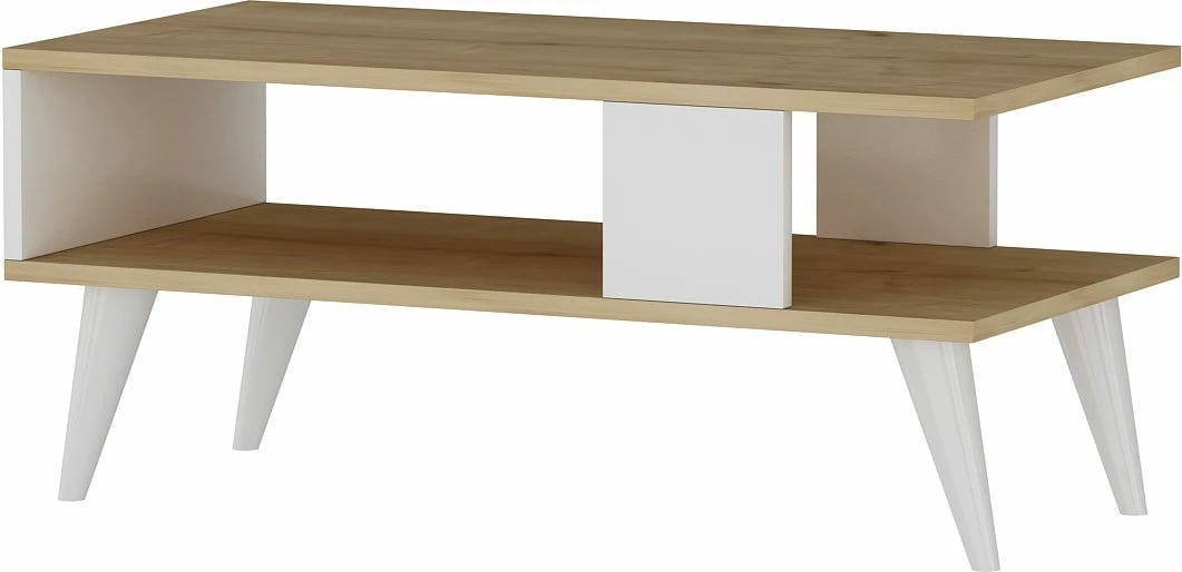 Tavolinë kafeje Hanah Home, Ayca - ngjyrë safir, e bardhë