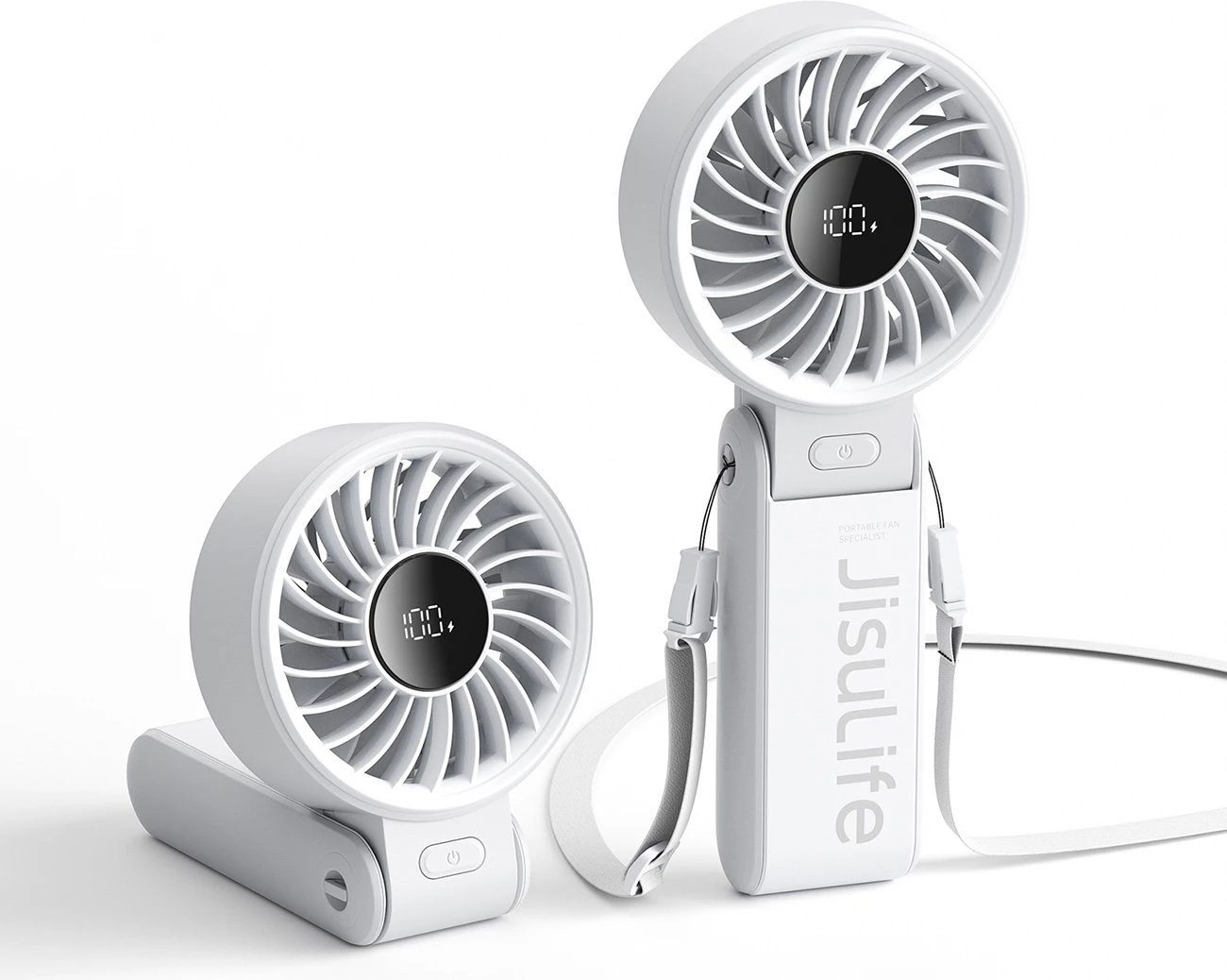 Ventilator dore Jisulife Life7, 3600mAh, USB-C, Gri