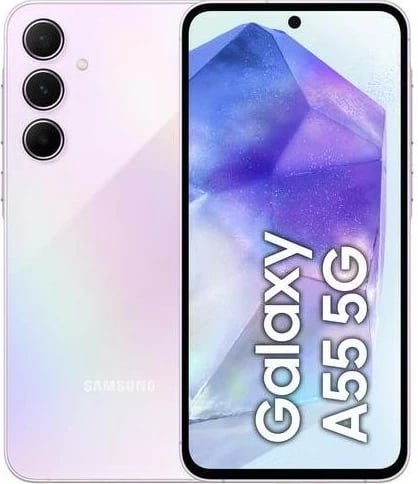 Celular Samsung Galaxy A55, 6.6", 8+256GB, DS, 5G, rozë