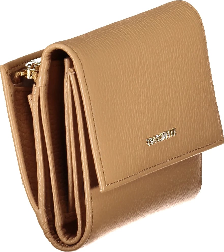 Portofol femra COCCINELLE Metallic Soft, kafe