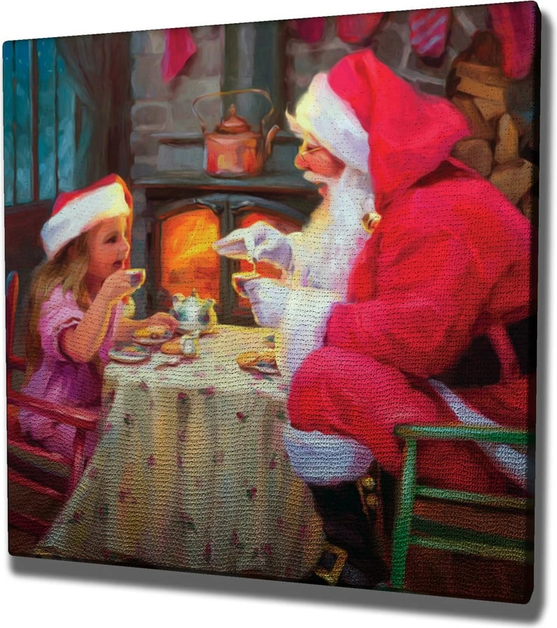 Pikturë dekorative në kanavacë Wallity, KC192, shumëngjyrëshe, 45x45cm