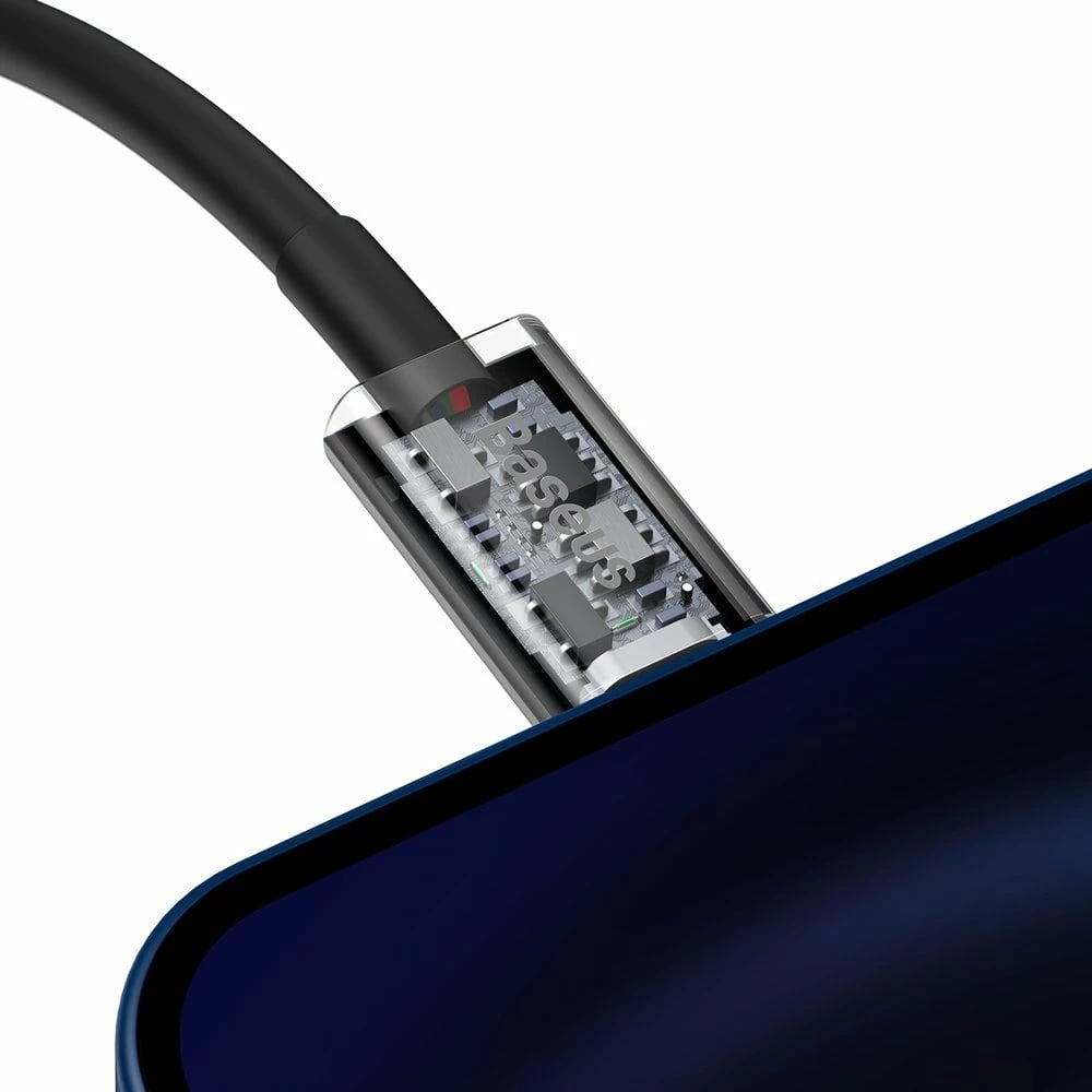 Kabllo Baseus Superior Series CATLYS-A01, USB-C në Lightning, 1m, 20W, e zezë