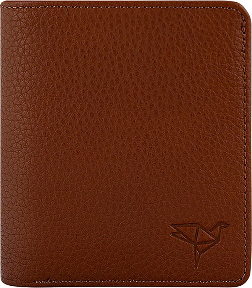 Portofol për burra, lëkurë natyrale, ngjyrë tan, Zoozie Bags, Kanada