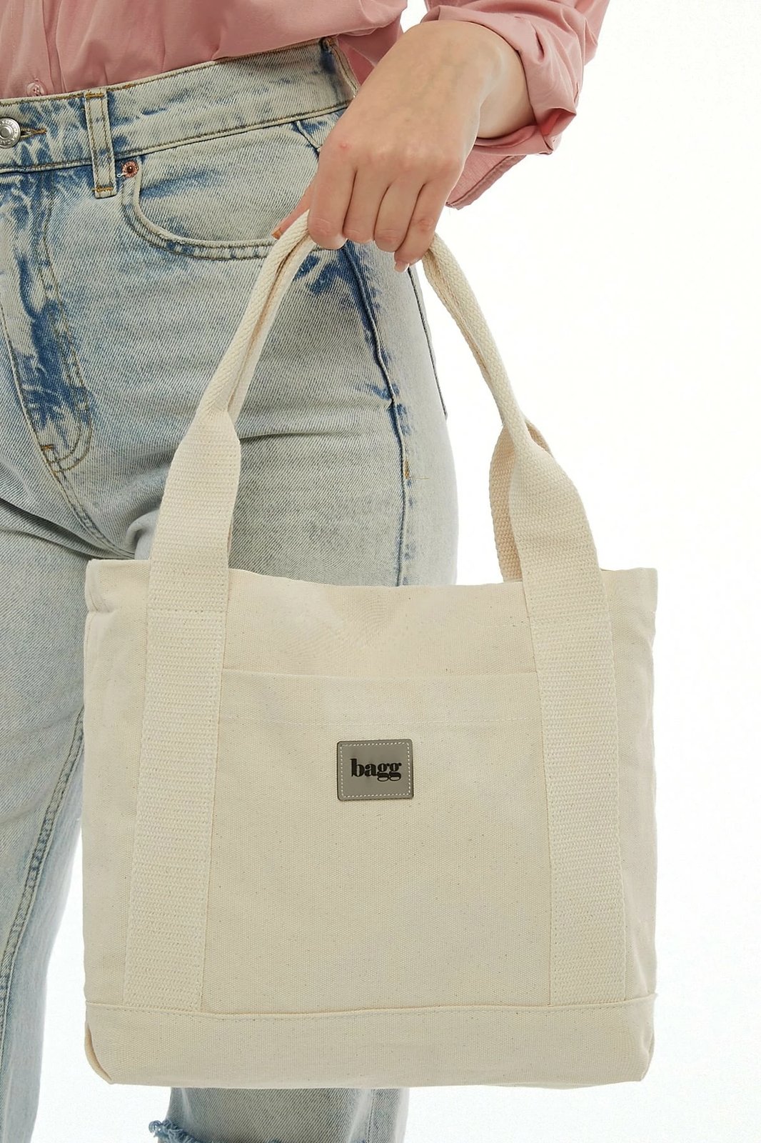 Çantë tote krem Zoozie Bags, 2143