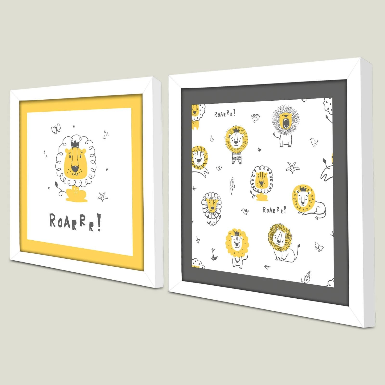 Pikturë dekorative me kornizë MDF (2 copë), Wallity, 2P3333BCT-006