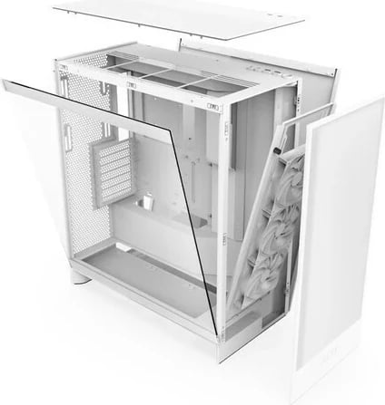 Kasë NZXT H7 Flow, Midi Tower, e bardhë