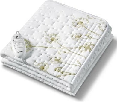 Mbulesë shtrati elektrike, Beurer, UB33, 150x80 cm, 3 nivele, 60 W, e bardhë/bezhë