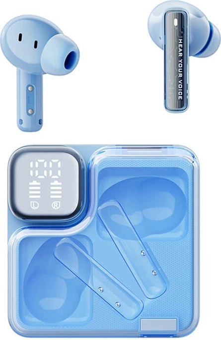 Kufje TWS QCY MeloBuds Neo T31, in-ear, Bluetooth 5.3, ANC, kaltër