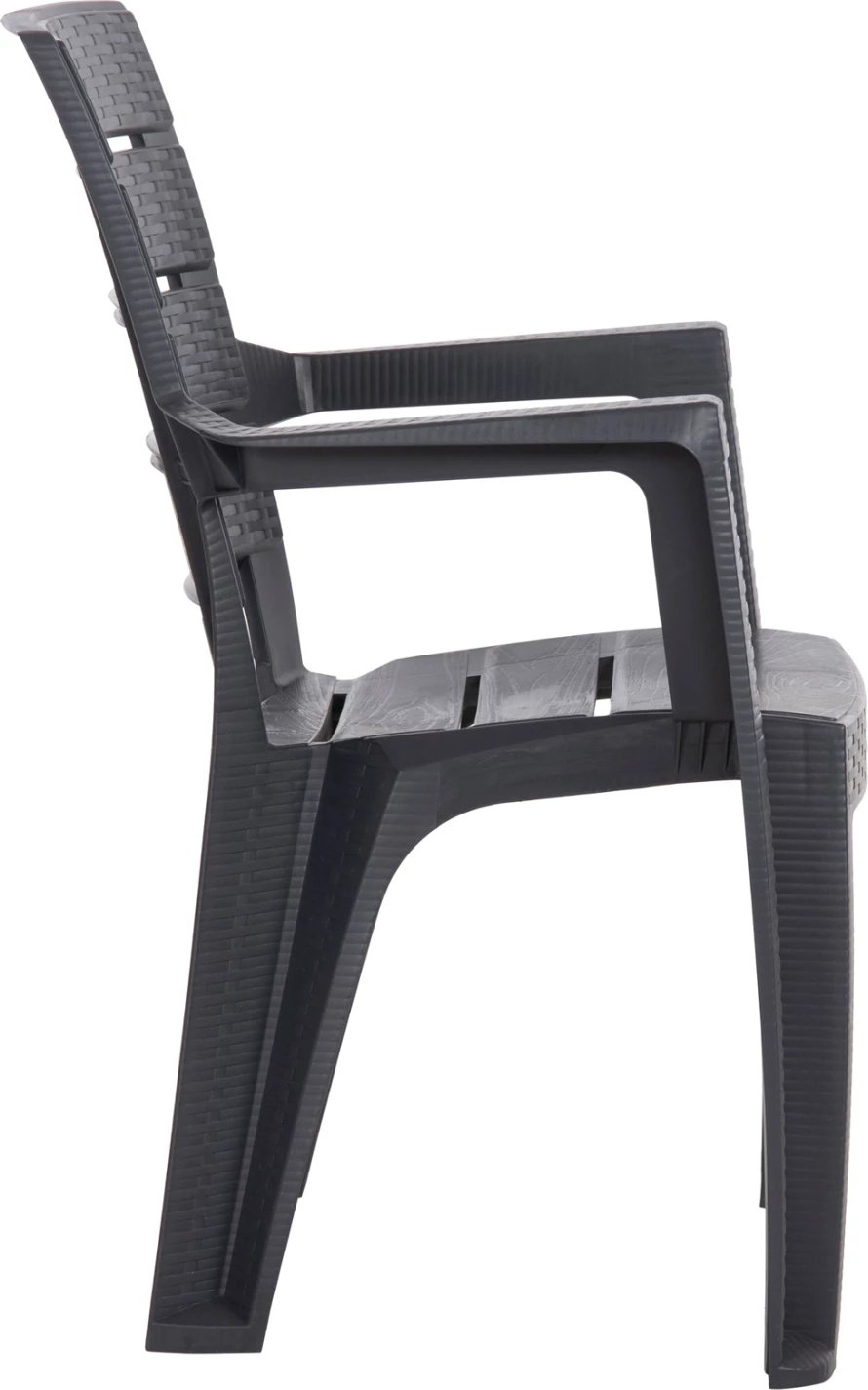 Karrige polipropileni DERYA FH6144.01 ngjyrë antracit 56,5x55x87H cm