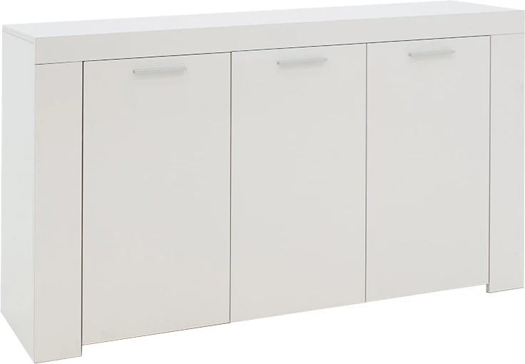 Bufe Joanna, ngjyrë e bardhë, 144x42x80cm