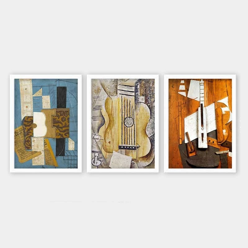 Pikturë dekorative me kornizë (3 copë), Wallity, 3BC_UNPP14_3545