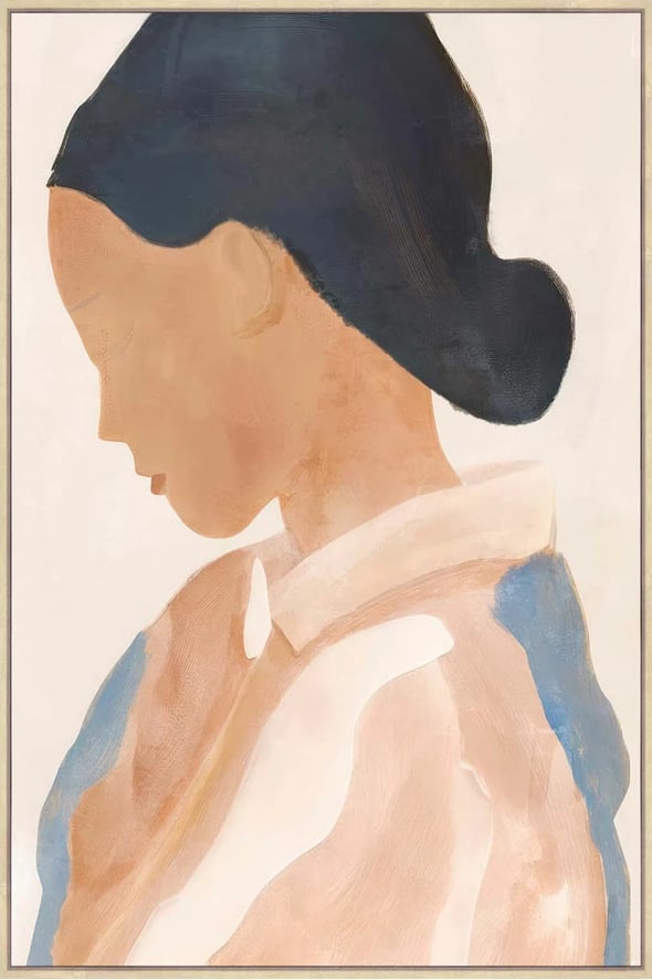 Pikturë dekorative THINKING, shumëngjyrëshe, MDF natyral, 80x120x4cm