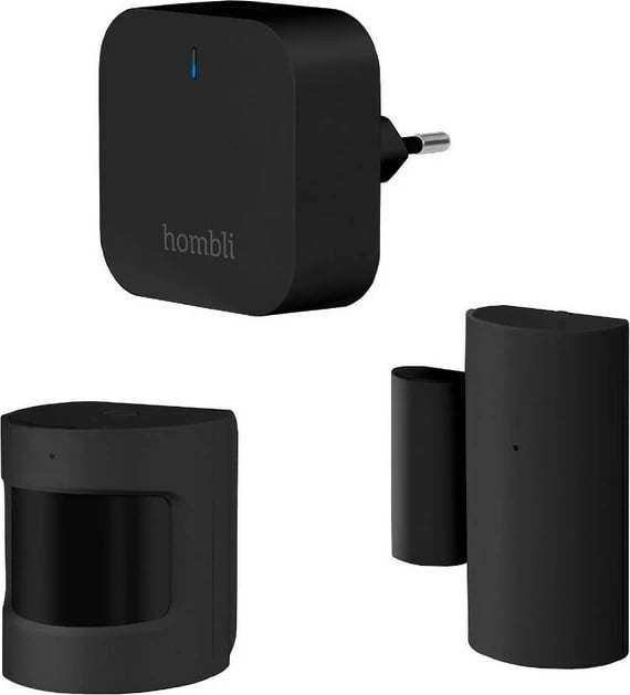Sensor lëvizjeje Hombli HBSP-0100, Bluetooth, Wi-Fi, i zi