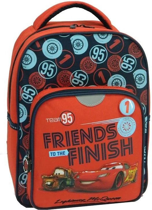 Çantë shpine për fëmijë NEXT Cars, 35x26x11cm, E kuqe