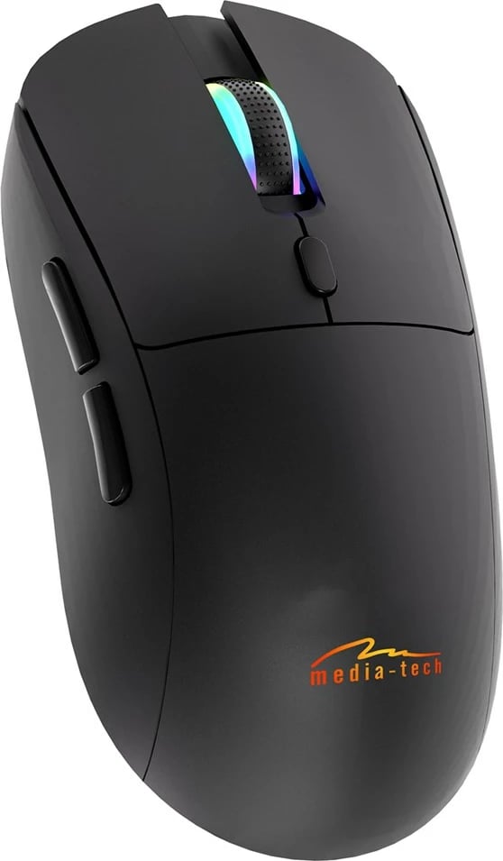 Maus wireless 2-në-1 Media tech MT1124, 3200 DPI, 6 butona, i zi