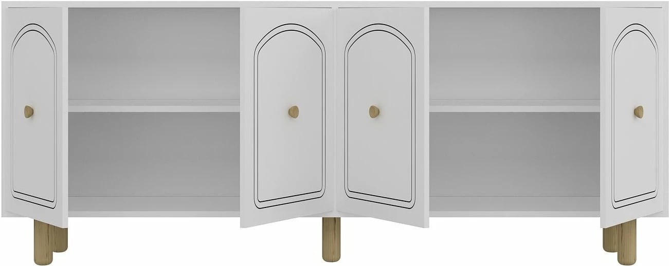 Konsolë Skye Decor, Hazal, e bardhë