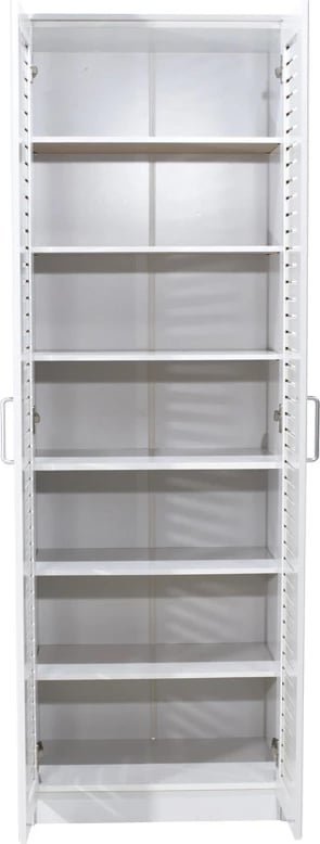 Dollap këpucësh Sante 21 palë ngjyrë e bardhë e errët 60x37x183cm