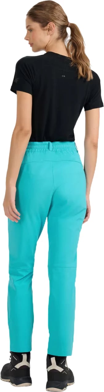 Pantallona trekking për femra 4F, të gjelbra