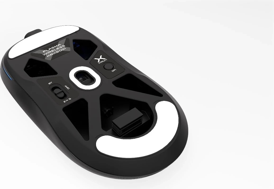 Maus KRUX Plasma Wireless KRXB001, për lojëra, i zi