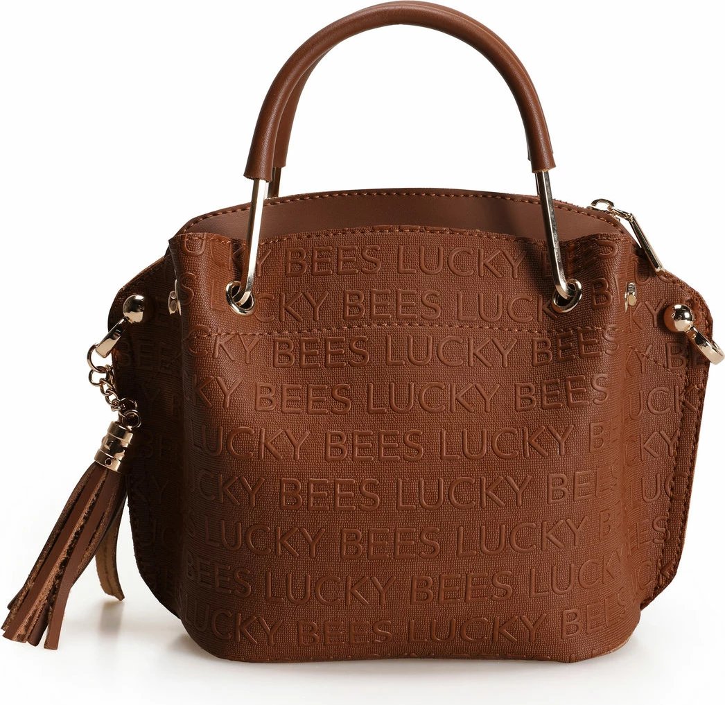Çantë crossbody Lucky Bees, ngjyrë tan, 1397