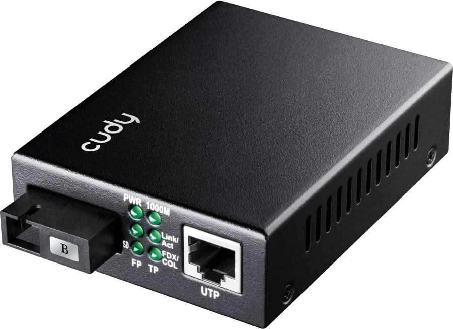 Konvertues rrjeti Cudy MC100GSB-40B, 1000 Mbit/s, single-mode, i zi